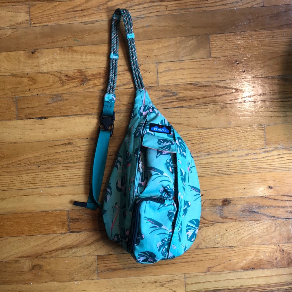 Kavu Mini Rope Sling Backpack Lush Terrace color Multi